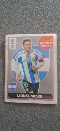 Figurinha do Messi legend original prata
