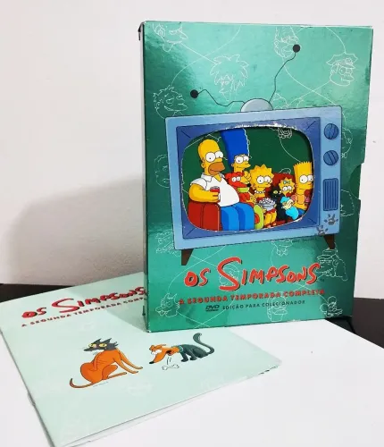 Box DVD The Simpsons, Segunda Temporada (original Fox filme c/ 4 Discos)