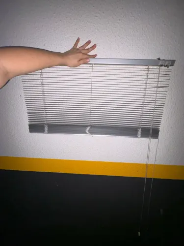 Persiana Luxaflex Alumínio Prata 70x120cm - Mecanismo Premium Reforçado