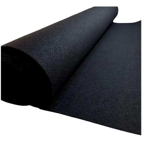 Carpete Preto Com Resina Sem Pelo