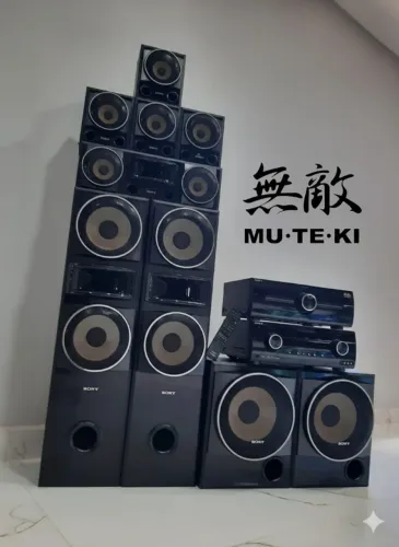 Home theater sony muteki 7.2 1600 rms