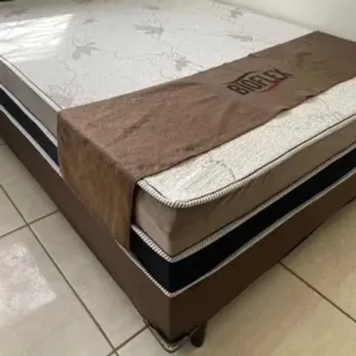 Cama Box Absolut Casal Ortopédica 138x188x32cm Bio Flex- Entrega Rápida
