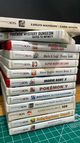 Lote de jogos de Nintendo 3Ds