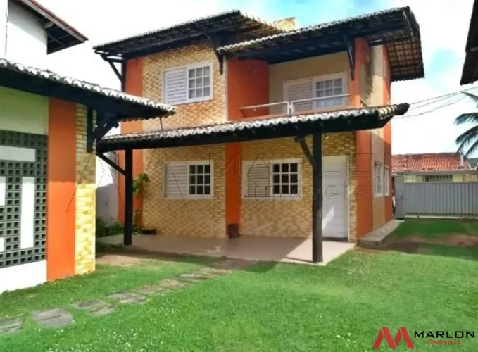 Casa m Praia de Tabatinga, 02 chalés, beira mar, com 6 suítes total, área gourmet, 300m² c