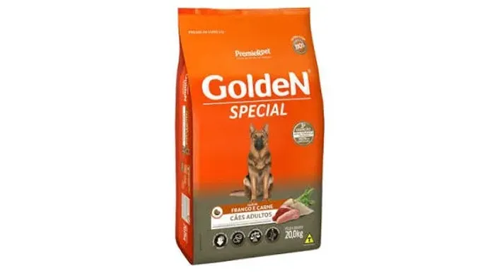 Golden 20kg - ração para cães adultos - SEM TAXA DE ENTREGA EM UDIA 