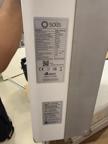 inversor solar monofásico Solis, modelo Solis-1P4K-4G,