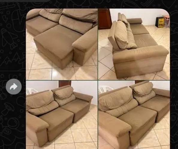 Vende-se um sofá de 4 lugares retrátil, recliclave