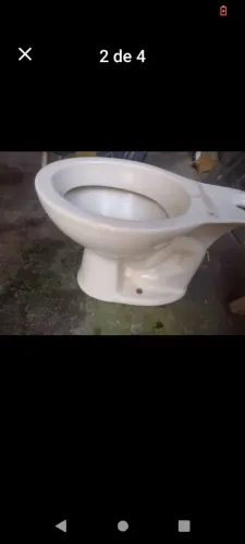 Vendo um vaso acoplado somente o vaso sem a descarga