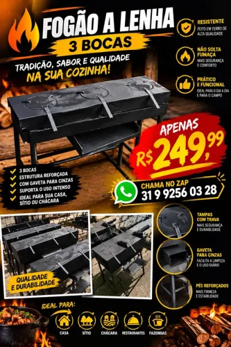 Fogão a lenha