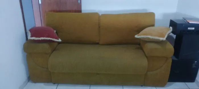 Sofá-Cama com 2 Baús Laterais