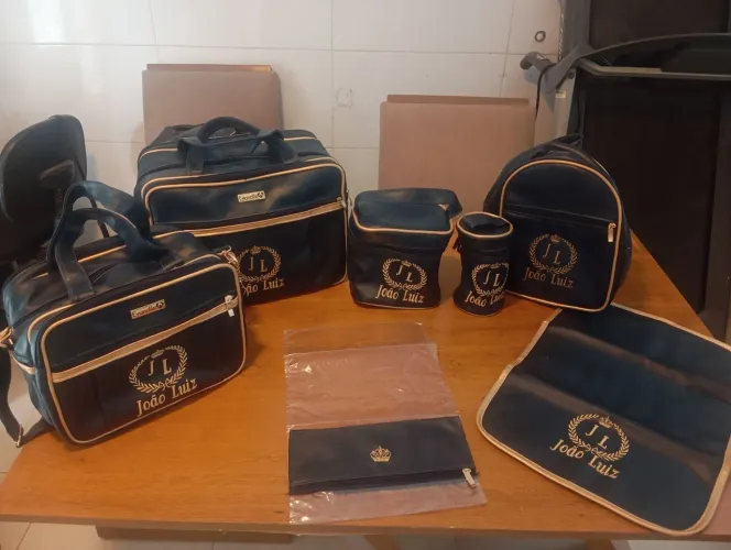 kit bolsa de bebê personalizado