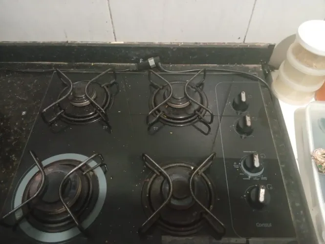 Cooktop Consul 4 Bocas MESA DE VIDRO - Seminovo / Excelente Estado