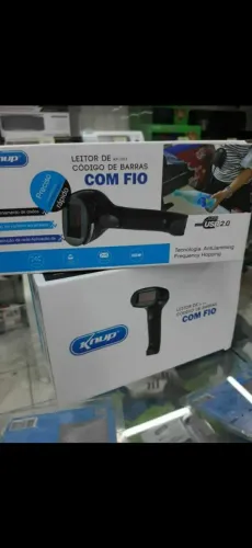 Leitor de código de barras com fio