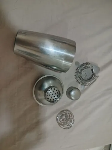 Coqueteleira aço inox completa