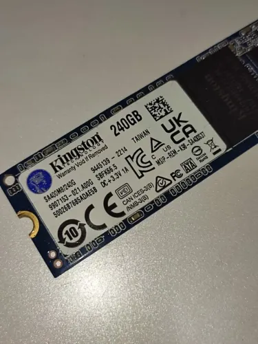 SSD Kingston 240gb M.2 - saúde 92% (Sem menos)