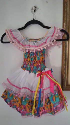 Vestidos infantil junino 1 ano