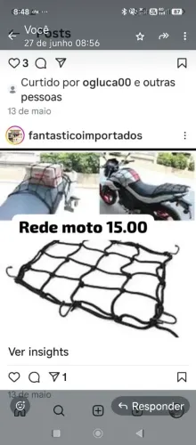 Aranha para moto debelastico