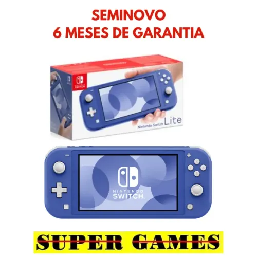 Switch Lite 32gb impecável, AvaliamosTroca, Loja física desde 2004, próximo ao metrô.