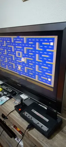 Atari VG-2800 impecável ( 01 controle + 01 fita Pac-man )