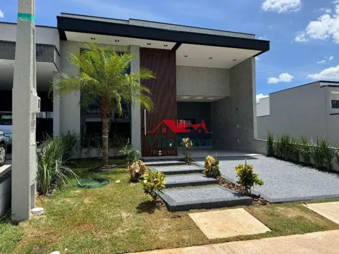 ÓTIMA CASA À VENDA COM 3 QTS, 1 SUÍTE COM CLOSET, PISCINA E ÁREA GOUMET - COND. GRAN RESER