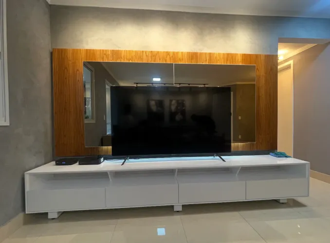 Painel de Espelho com led para Tv