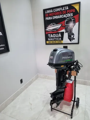 Motor Hidea 30HP Partida Elétrica Novo 2026, Completo, Garantia Promoção Pronta Entrega