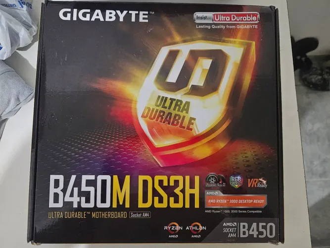 Placa mãe B450M Gigabyte DS3H DDR4 