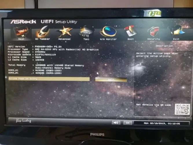 Kit AMD A4-6300 Com Cooler + Asrock FM2A68M-DG3+ 12GB Memória Ram DDR3 1333Mhz