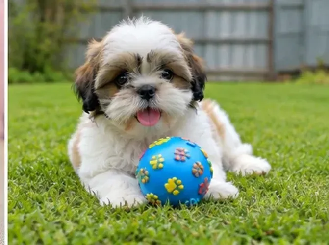 Bebezinho dócil e brincalhão Shih tzu/Shitzu