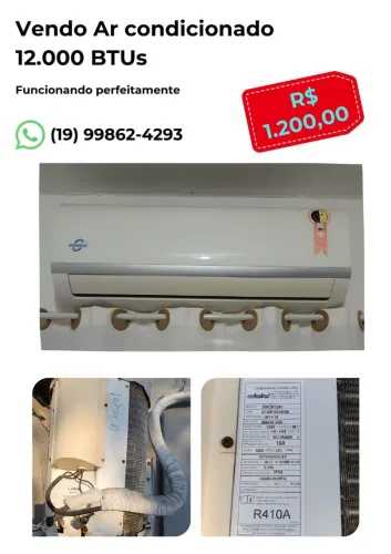 Ar condicionado funcionando , perfeitamente !!