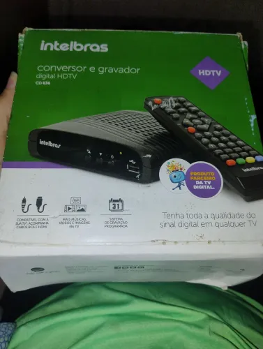 Conversor e gravador digital HDTV Intelbras 