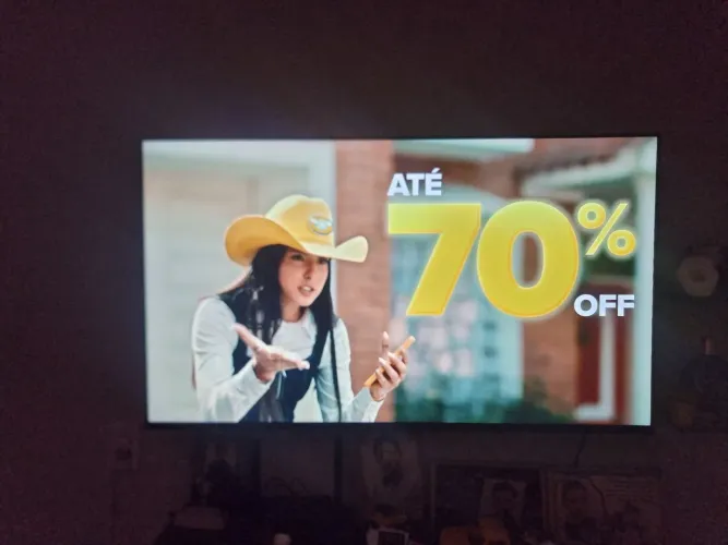Televisão Philips 50 pol 4k smart
