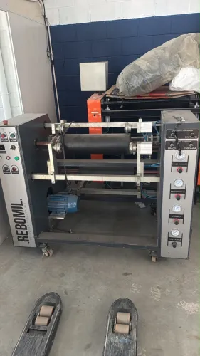 Rebobinadeira de Filme Stretch Rebomil Industrial - Excelente Estado