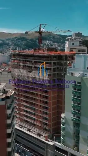 Studio Novo com varanda no 29º andar - Vista para o Pôr do Sol, área de lazer completa na 
