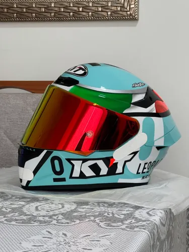 Viseira Para capacete KYT TT COURSE Vermelha