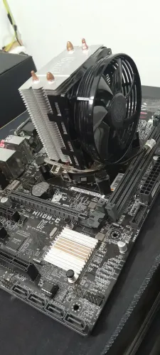 Kit Processador i5 7400 + placa mãe Asus h11m-c