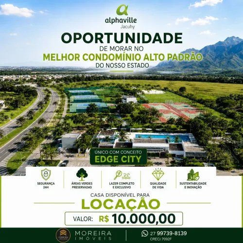 Casa para locação Alphaville Jacuhy