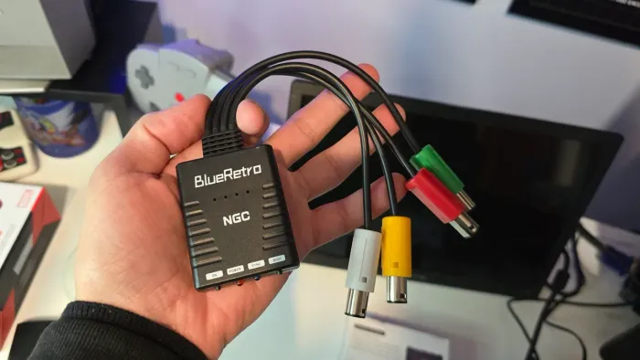 Adaptador 4 controles Bluetooth para Nintendo GameCube Blueretro