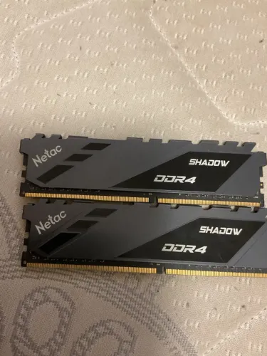 2 x memória ram ddr4 netac 8gb 3600