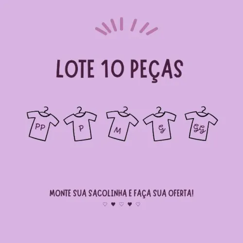 lote de roupas infantil feminina 10 pecas