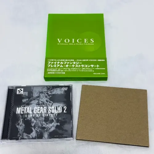 Lote DVDs Final Fantasy Voices Metal Gear Solid 2 3 Premium DVD e Brinde Star Wars Musical