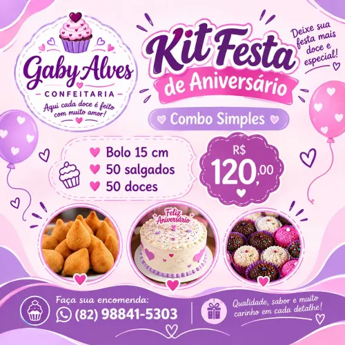 Kit Festa 12 pessoas