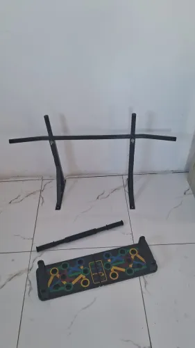 Barra fixa/Prancha de apoio/Bastão de mola