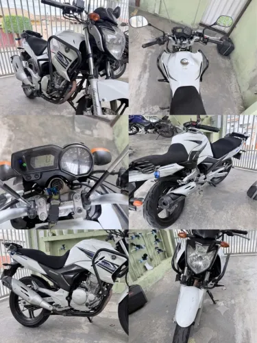 Yamaha Fazer YS 250 branca 