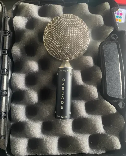 Microfone de fita Cascade Phat Head com cloud- zerado