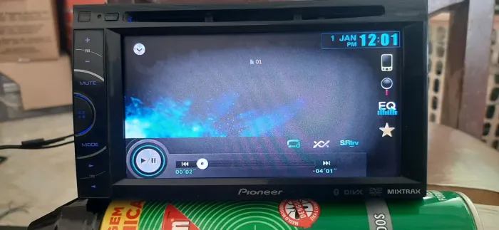 Dvd pioneer avh x2580bt (sem touth) funcionamento ok