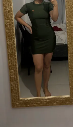 Vestido tubinho verde
