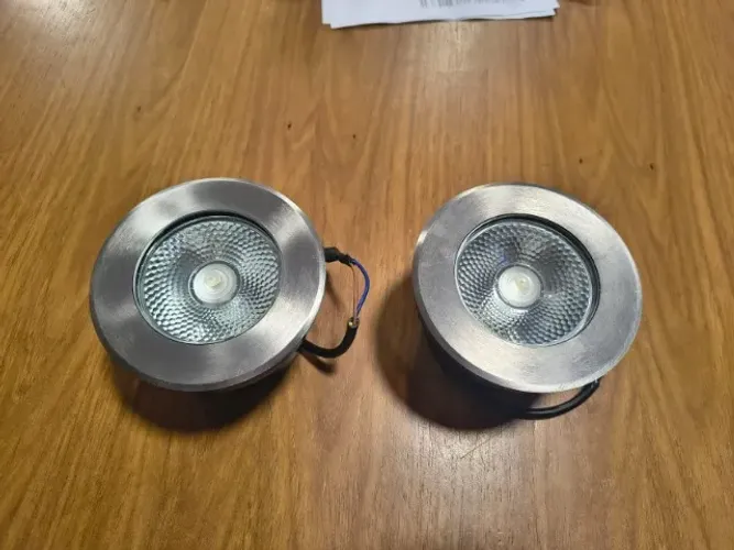 Luminária embutida de solo 