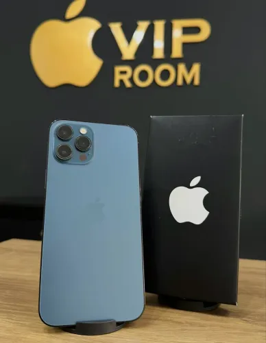 iPhone 12 Pro Max 256gb azul semi novo em excelente estado!!