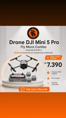 Não aceito Troca! Drone DJI 5 pro
